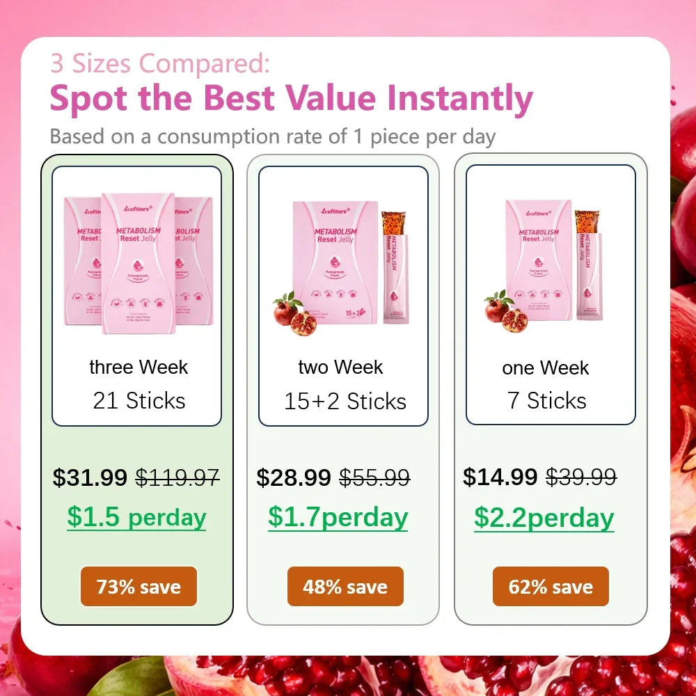 Gelatina de reinicio del metabolismo